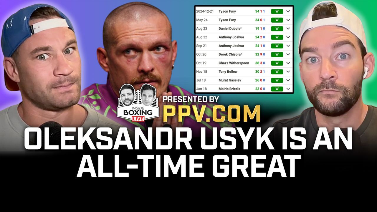 Oleksandr Usyk is an All-Time Great