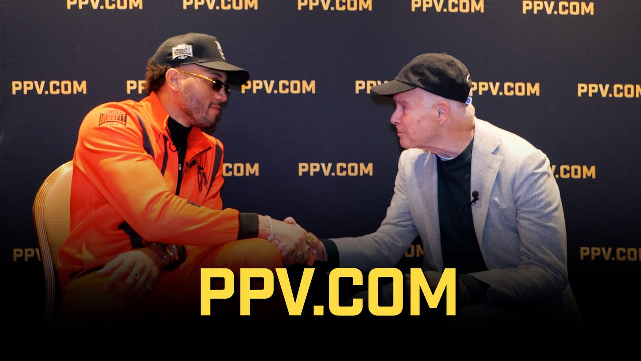 Morrell talks with Lampley ahead of his fight vs. Benavidez