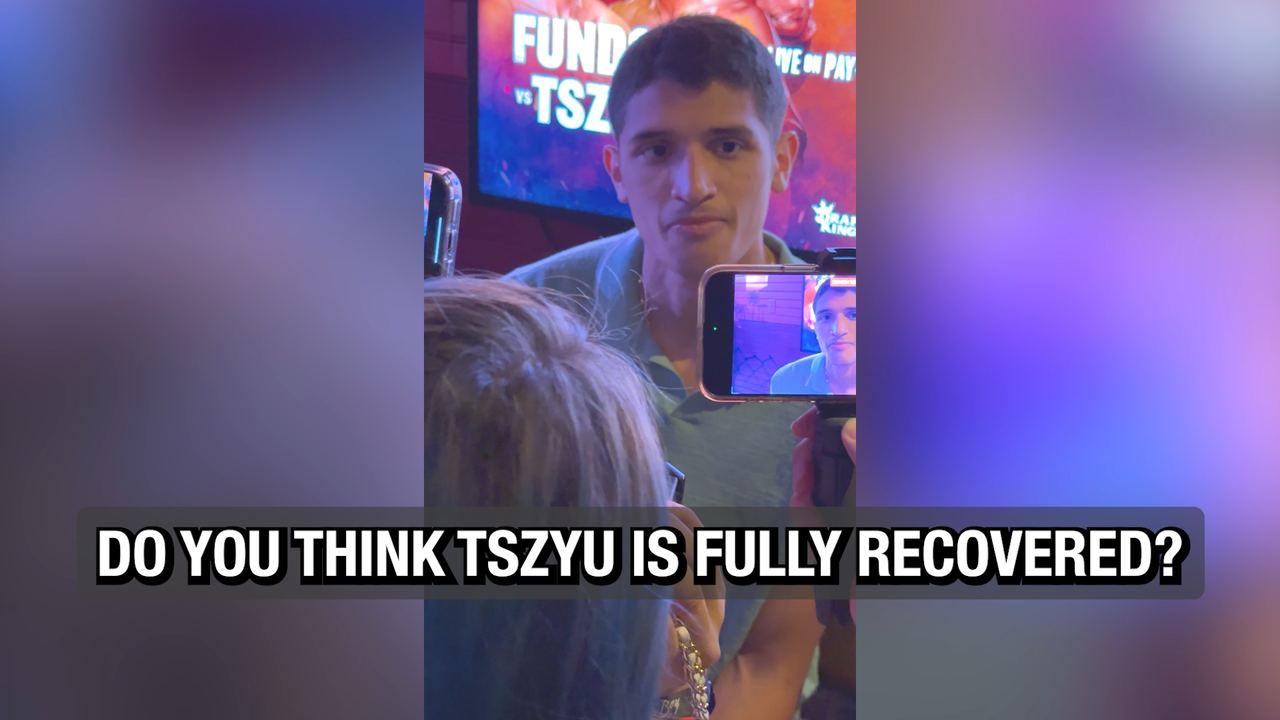 Tszyu lost his mind during Tszyu vs Fundora