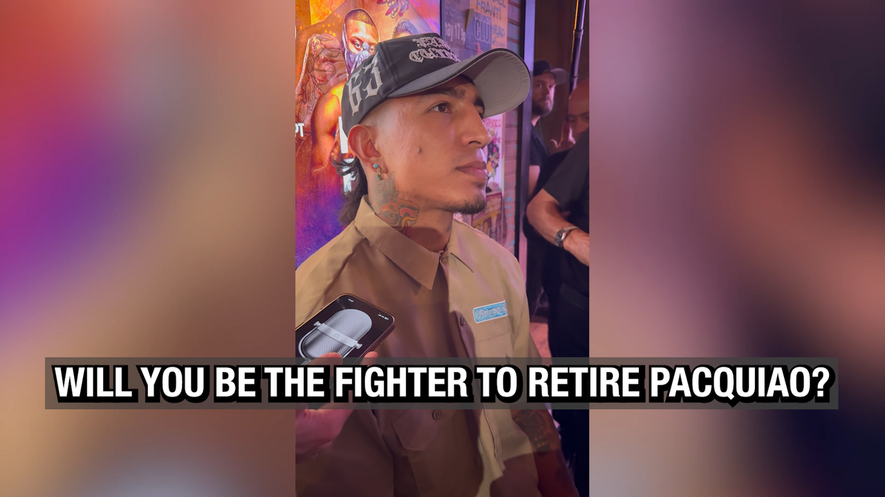 Can Barrios be the man to retire Manny for good?