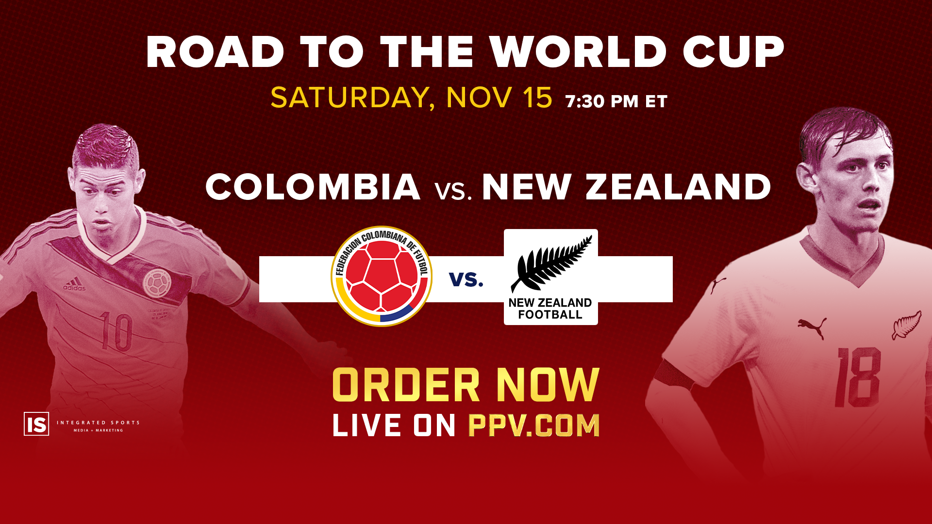 Colombia vs. New Zealand